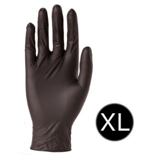 Immagine di GUANTO NITRILE NERO SENZA POLVERE 4GR cat.III TG.XL 100PZ