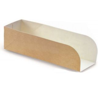 Immagine di PORTA HOT DOG AVANA 16,5X5X4,7CM 50PZ (605-81)